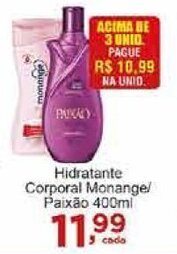 Rossi Supermercado Hidratante Corporal Monange/ Paixao 400ml oferta