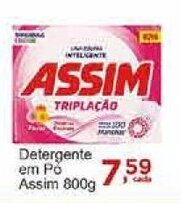 Rossi Supermercado Detergente em po Assim 800g oferta