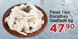 Rossi Supermercado Peixe tipo Bacalhau Desfiado 1kg oferta