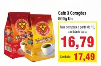 Spani Atacadista Cafe 3 Coracoes 500g oferta