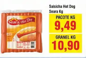 Spani Atacadista Salsicha Hot Dog Seara pacote 1kg oferta