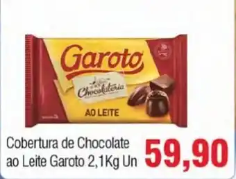 Spani Atacadista Cobertura de Chocolate ao Leite Garoto 2.1kg oferta