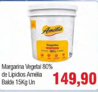 Spani Atacadista Margarina Vegetal 80% de lipidos Amelia Balde 15kg un oferta