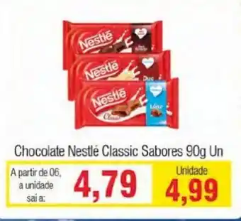 Spani Atacadista Chocolate Nestle Classic sabores 90g un oferta