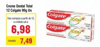 Spani Atacadista Creme Dental Total 12 Colgate 90g un oferta