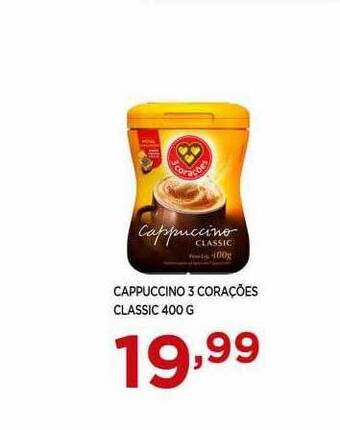 Apoio Mineiro Cappuccino 3 Corações Classic oferta