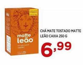 Apoio Mineiro Chá Mate Tostado Matte Leão Caixa oferta