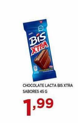Apoio Mineiro Chocolate Lacta Bis Xtra Sabores oferta