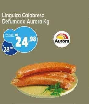 GoodBom Linguiça Calabresa Defumada Aurora Kg oferta