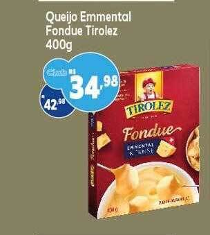 GoodBom Queijo Emmental Fondue Tirolez oferta