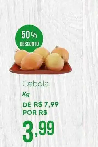 Oba Hortifruti Cebola Kg 50% Desconto oferta