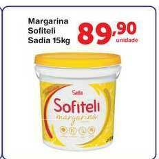 Roldão Margarina Sofiteli Sadia 15kg oferta