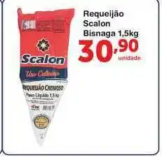 Roldão Requeijão Scalon Bisnaga 1.5kg oferta