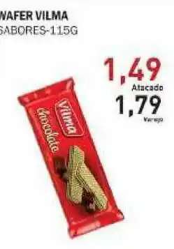 Decisão Atacarejo Wafer Vilma Sabores 115g oferta