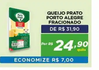 Queijo Prato Porto Alegre Fracionado