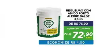 Requeijão Com Amido Porto Alegre Balde 3.6kg