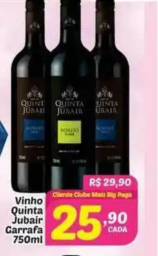 Bigmart Vinho Quinta Jubair Garrafa 750ml oferta