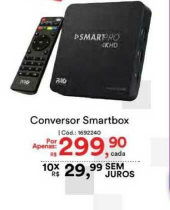 Casa e Vídeo Conversor Smartbox oferta
