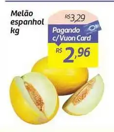 Comper Melão Espanhol 1kg oferta