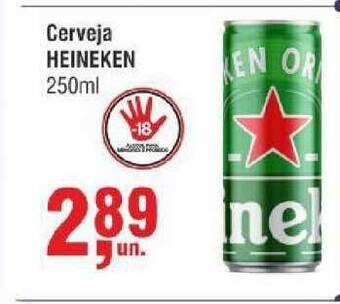 Higa Atacado Cerveja Heineken 250ml oferta