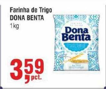 Higa Atacado Farinha De Trigo Dona Benta 1kg oferta