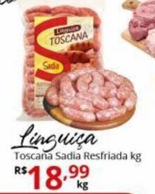 Ricoy Supermercados Linguica Toscana Sadia resfriada 1kg oferta