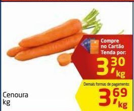 Tenda Atacado Cenoura kg oferta