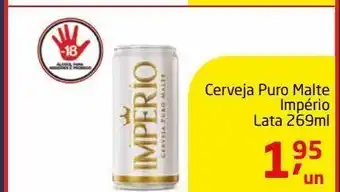 Tenda Atacado Cerveja imperio puro malte 269ml oferta