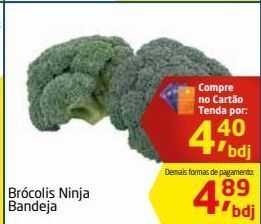 Tenda Atacado Brócolis ninja bandeja oferta
