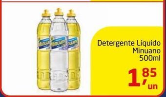 Tenda Atacado Detergente líquido minuano 500ml oferta