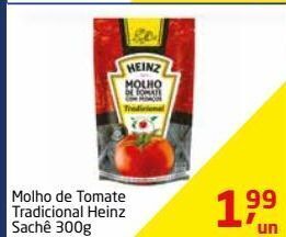 Tenda Atacado Molho de tomate heinz 300g oferta