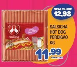 Costazul Supermercados Salsicha hot dog perdigão kg oferta