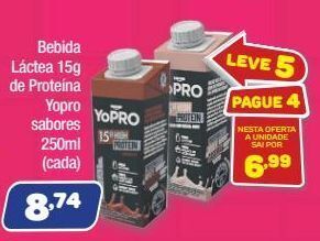 Costazul Supermercados Bebida láctea 15g de proteína yopro sabores 250ml oferta