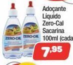 Adoçante líquido zero-cal sacarina 100ml (
