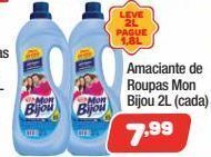 Amaciante de roupas mon bijou 2l