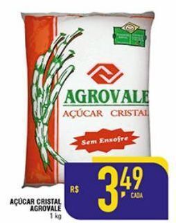 Mercantil Rodrigues Açúcar cristal agrovale 1 kg oferta