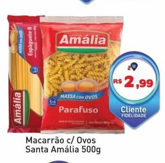 Tonin Superatacado Macarrão c/ovos santa amália 500g oferta