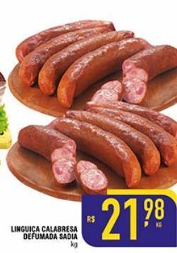 Mercantil Rodrigues Linguiça calabresa defumada sadia kg oferta