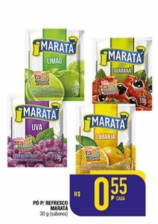 Mercantil Rodrigues Pó p/refresco maratá 30g oferta