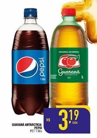 Mercantil Rodrigues Guaraná antarctica/ pepsi 1l oferta