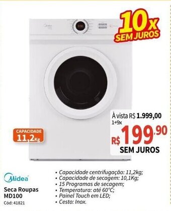 Deltasul Midea Seca Roupas MD100 oferta