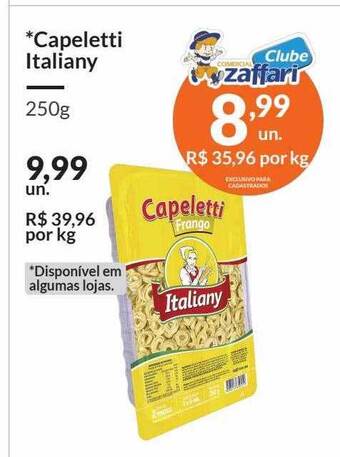 Zaffari Capeletti Italiany oferta