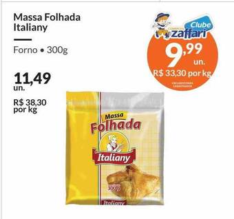 Zaffari Massa Folhada Italiany oferta
