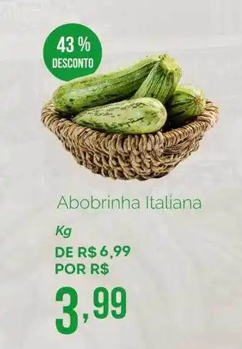 Abobrinha Italiana Kg 43% Desconto