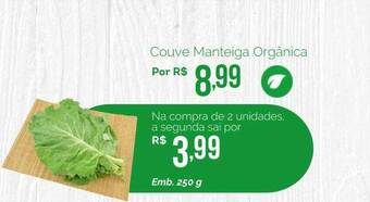 Oba Hortifruti Couve Manteiga Orgânica oferta