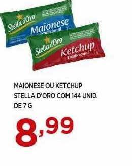 Apoio Mineiro Maionese Ou Ketchup Stella D'oro Com 144 oferta