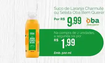Suco De Laranja Charmute Ou Seleta Oba Bem Querer