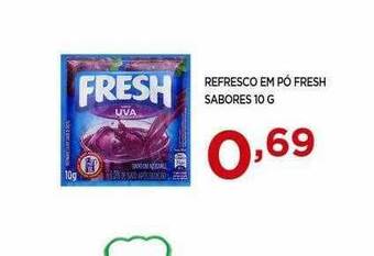 Refresco Em Pó Fresh Sabores