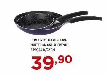 Conjunto De Frigideira Multiflon Antiaderente 2 Peças