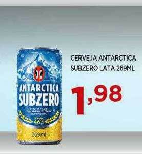 Apoio Mineiro Cerveja Antarctica Subzero Lata oferta